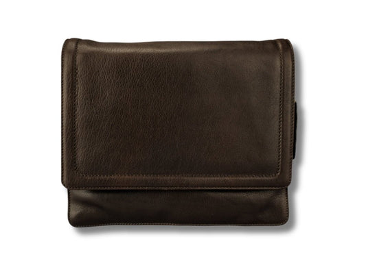 Donkerbruine Leren Schoudertas Dames – Amber | Just Lioné - Lioné - Lioné