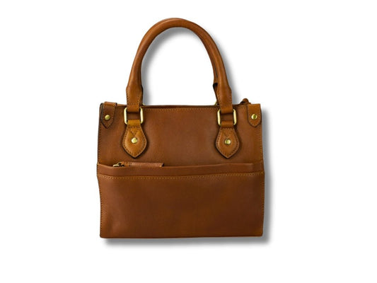 Leren Handtas Cognac Marloes - Lioné - Lioné