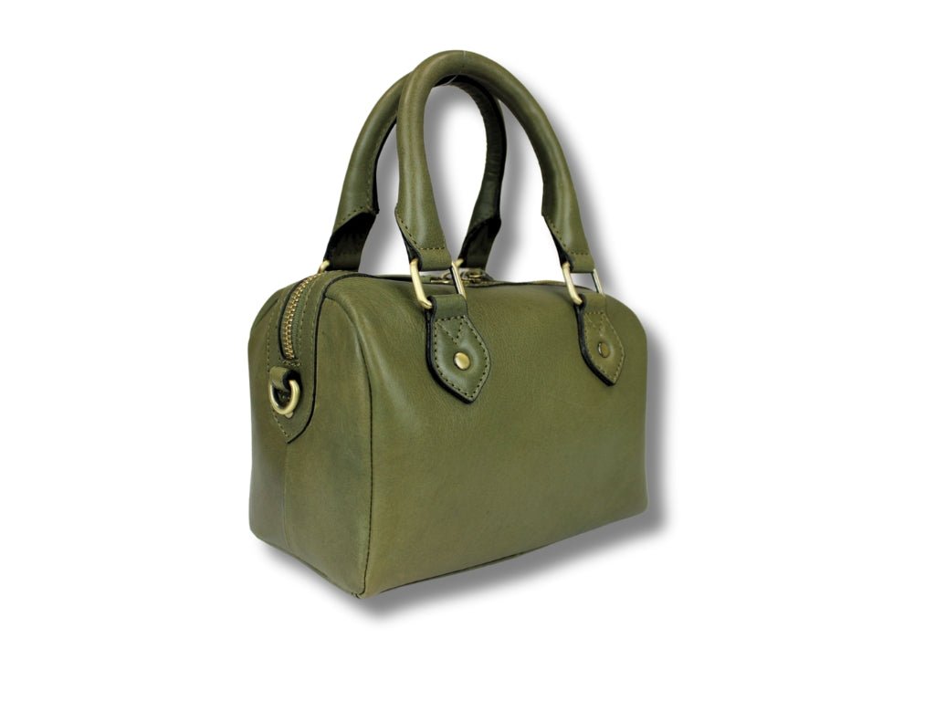 Leren Handtas Olijf Claire - Lioné - Lioné