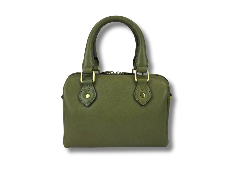 Leren Handtas Olijf Claire - Lioné - Lioné