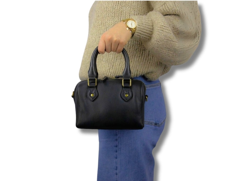 Leren Handtas Zwart Claire - Lioné - Lioné