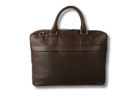 Leren Laptoptas Donker Bruin Mathé - Lioné - Lioné