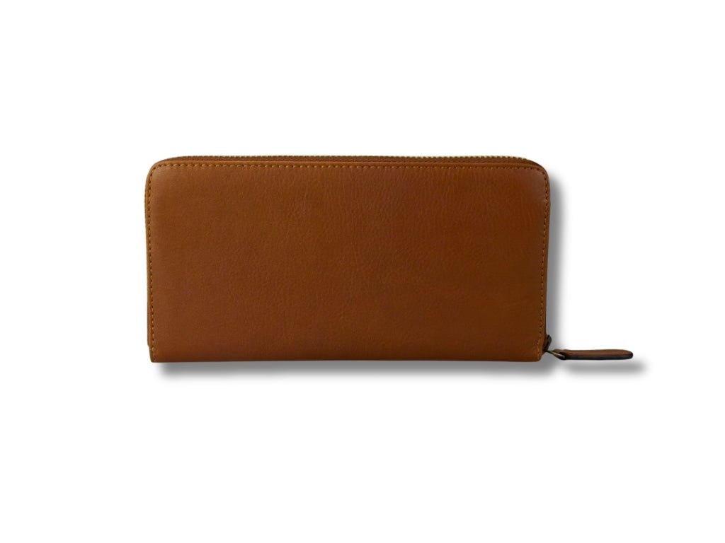 Leren Portemonnee Cognac Marian - Lioné - Lioné