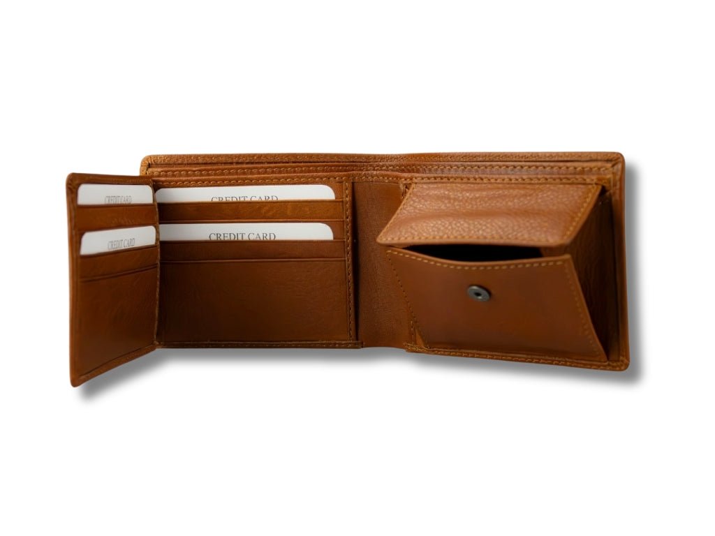 Leren Portemonnee Cognac Max - Lioné - Lioné