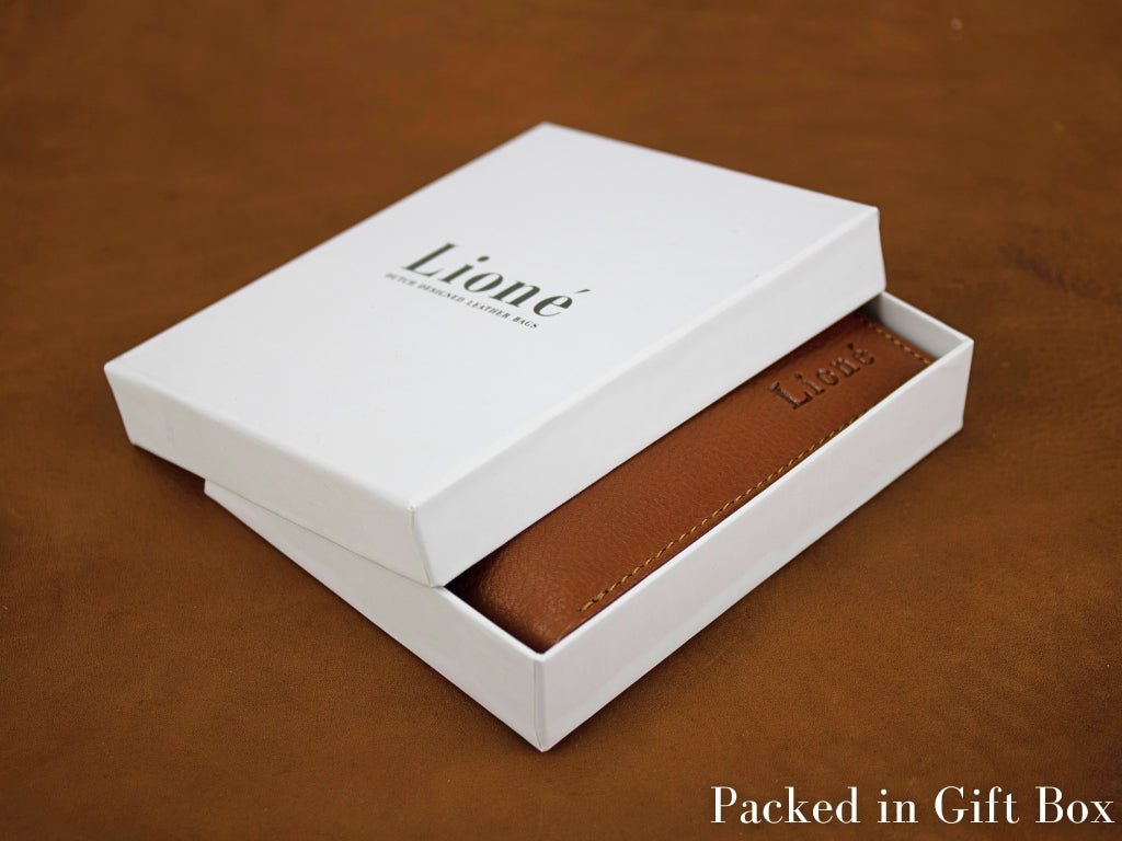 Leren Portemonnee Donker Bruin Max - Lioné - Lioné