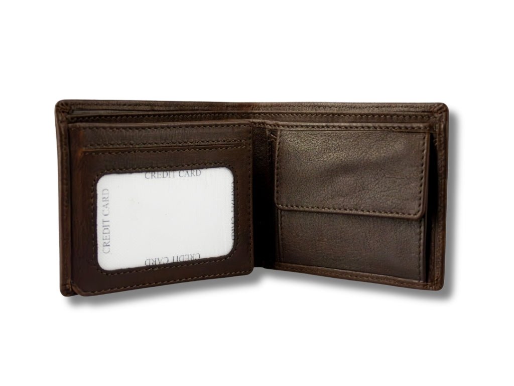 Leren Portemonnee Donker Bruin Max - Lioné - Lioné