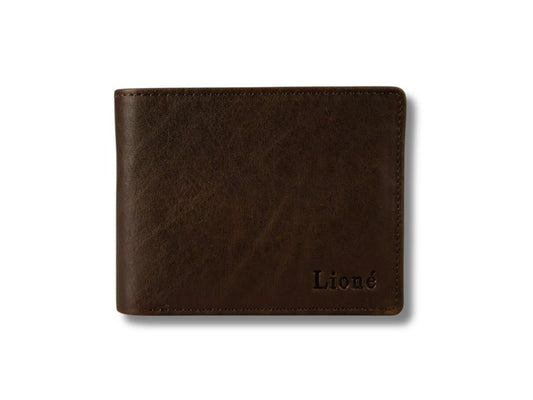 Leren Portemonnee Donker Bruin Max - Lioné - Lioné