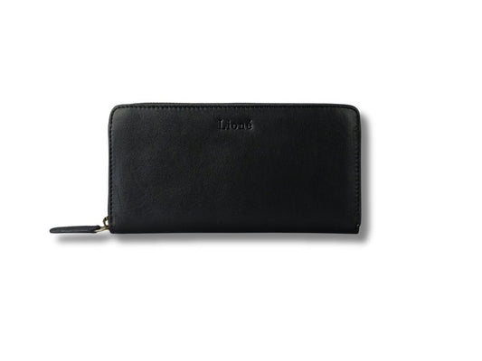 Leren Portemonnee Zwart Marian - Lioné - Lioné