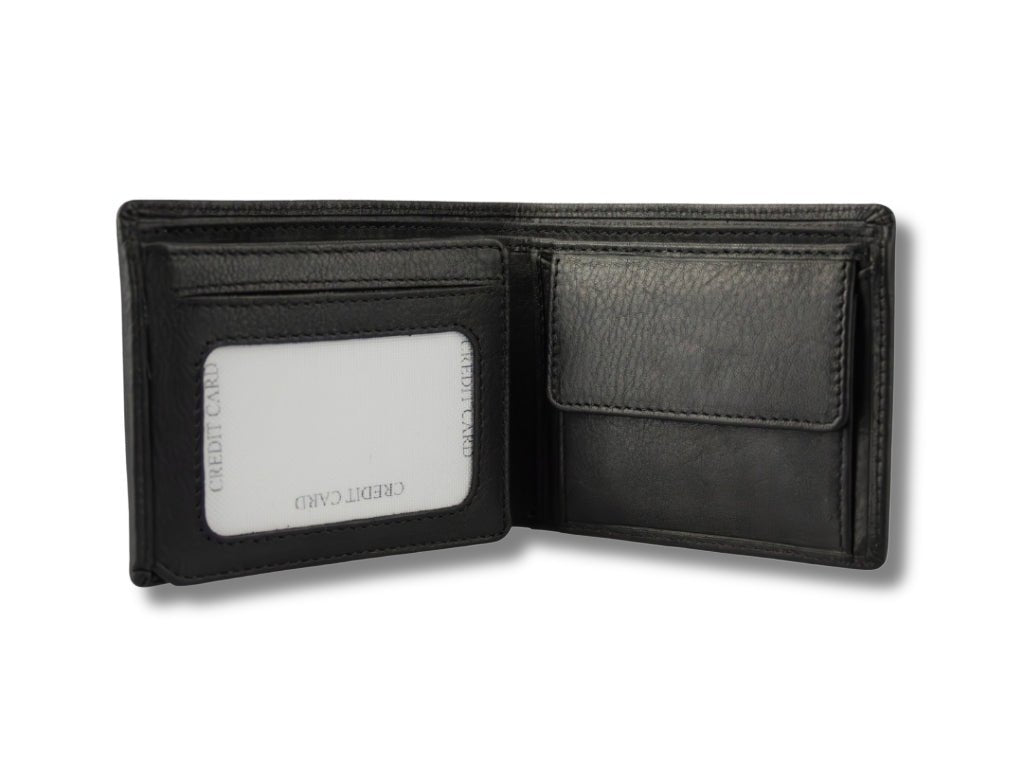 Leren Portemonnee Zwart Max - Lioné - Lioné