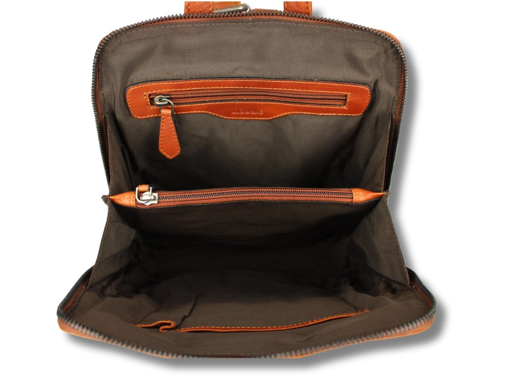 Leren Rugzak Cognac Bobbie - Lioné - Lioné