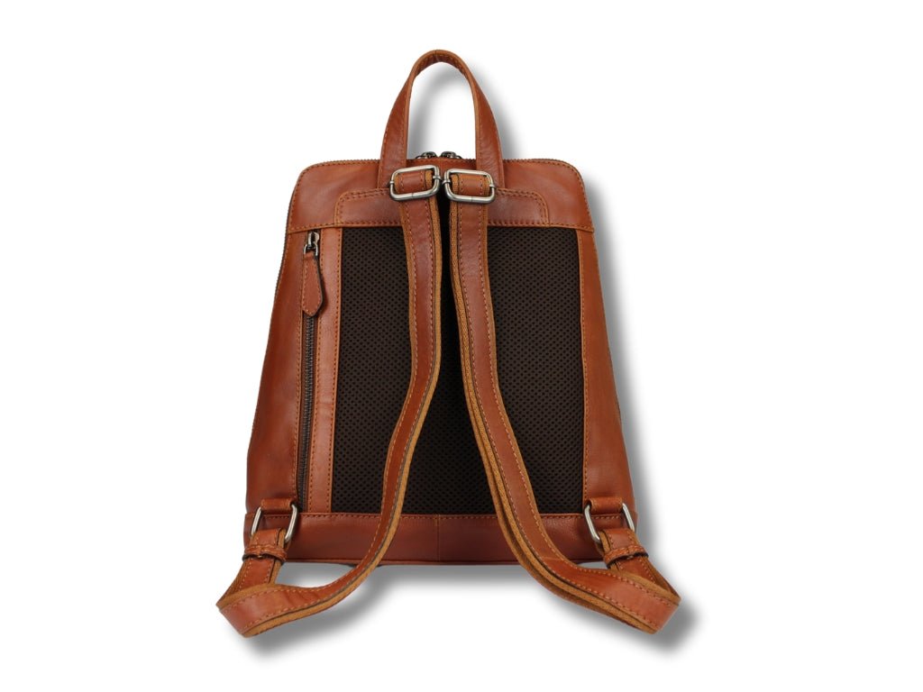 Leren Rugzak Cognac Bobbie - Lioné - Lioné