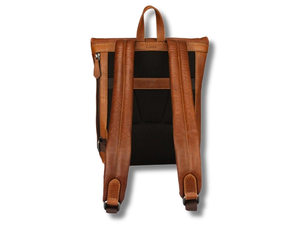 Leren Rugzak Cognac Renee - Lioné - Lioné
