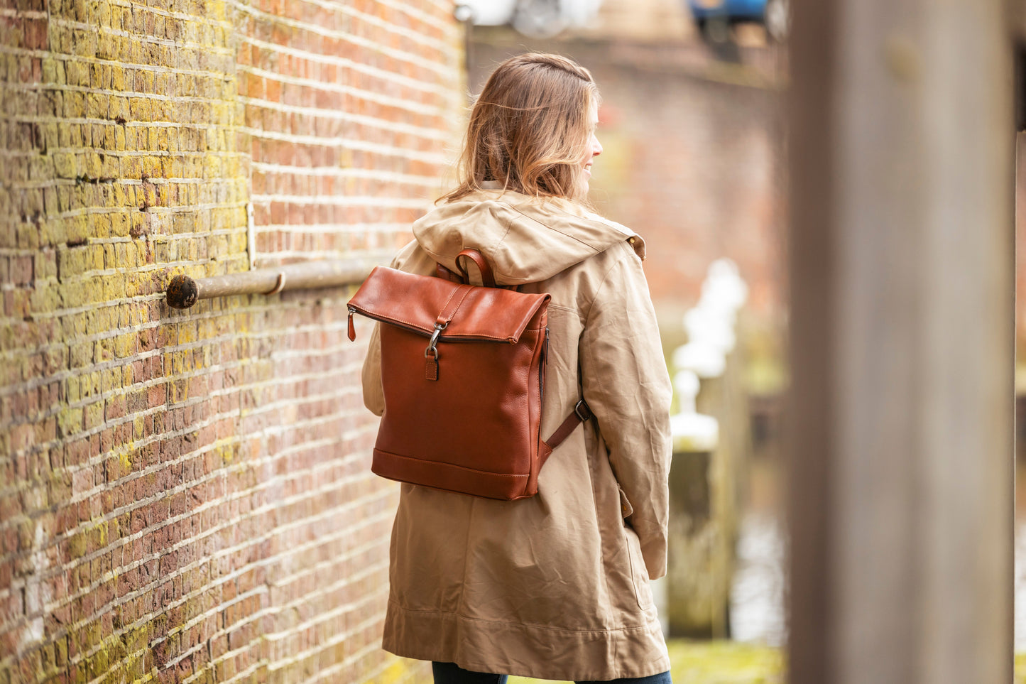 Leren Rugzak Cognac Robin - Lioné - Lioné