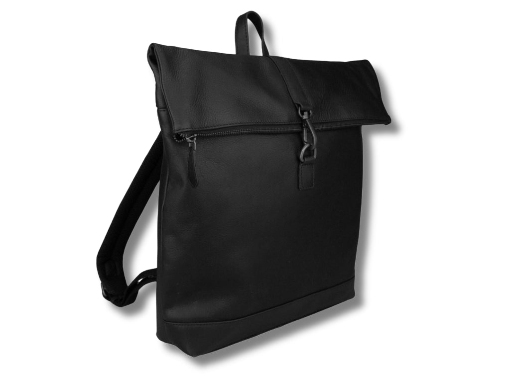 Leren Rugzak Zwart Robin - Lioné - Lioné