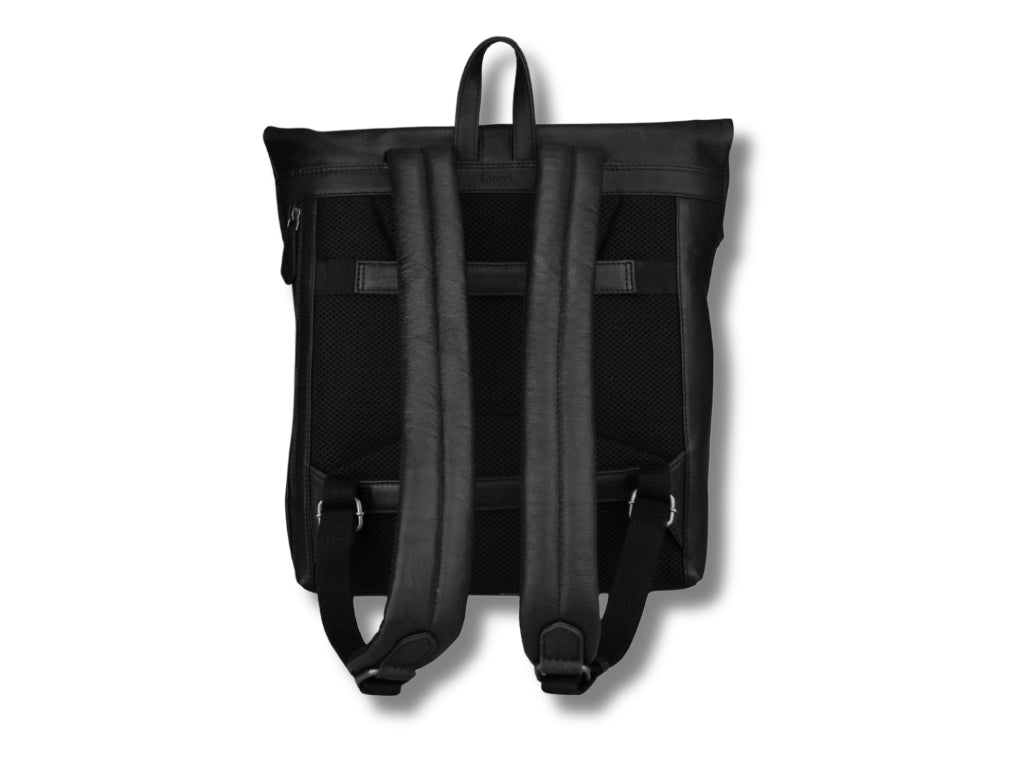 Leren Rugzak Zwart Robin - Lioné - Lioné