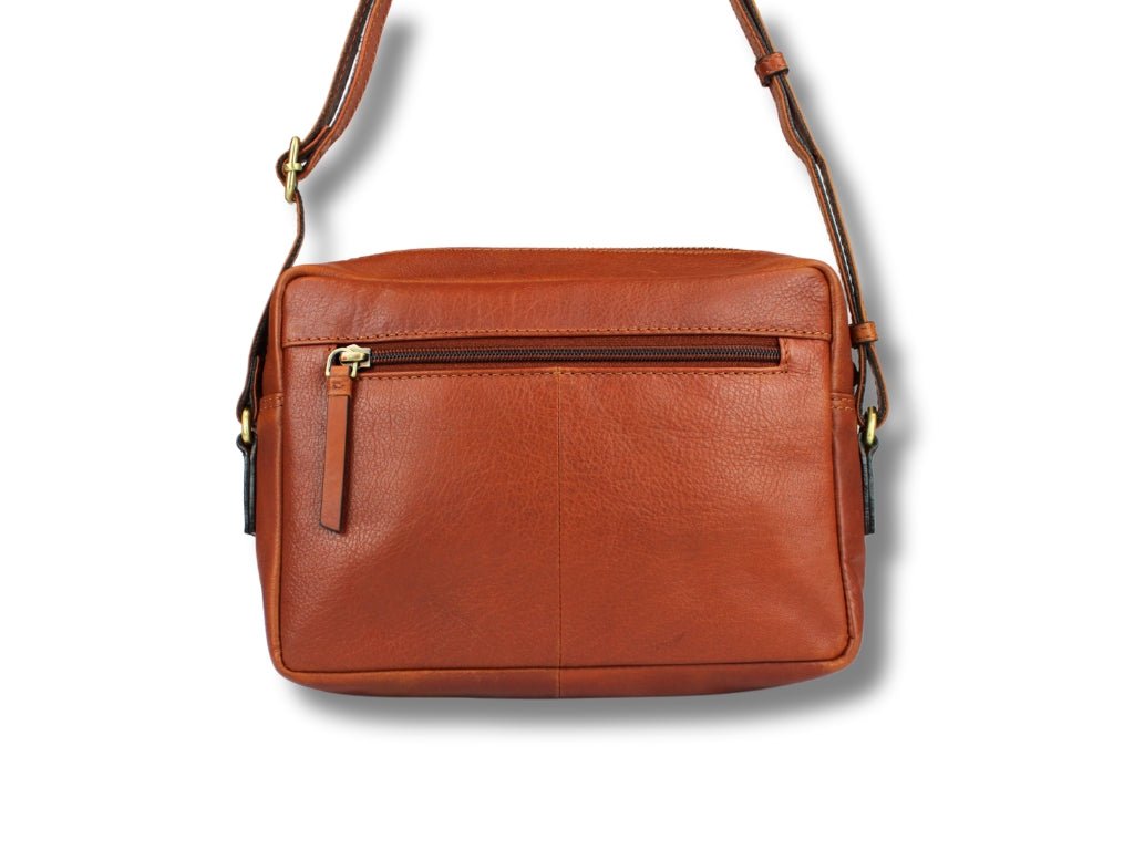 Leren Schoudertas Cognac Eva - Lioné - Lioné