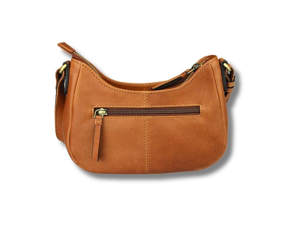 Leren Schoudertas Cognac Julie - Lioné - Lioné