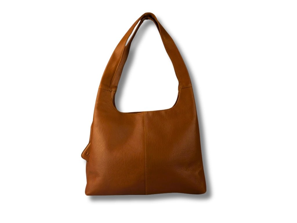 Leren Schoudertas Cognac Manon - Lioné - Lioné