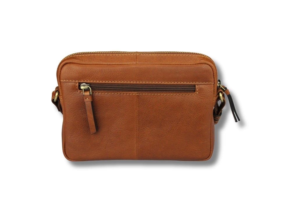 Leren Schoudertas Cognac Sara - Lioné - Lioné