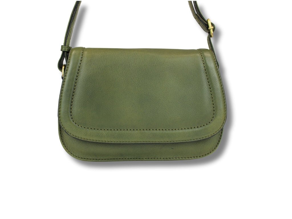 Leren Schoudertas Olijf Marije - Lioné - Lioné