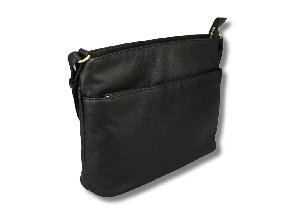 Leren Schoudertas Zwart Ella - Lioné - Lioné