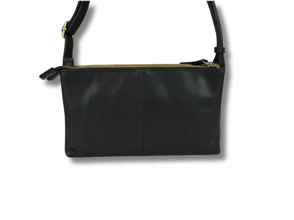 Leren Schoudertas Zwart José - Lioné - Lioné