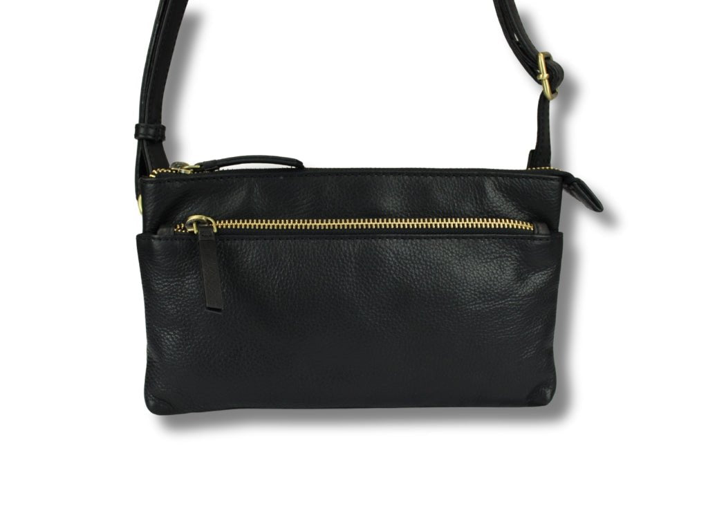 Leren Schoudertas Zwart José - Lioné - Lioné