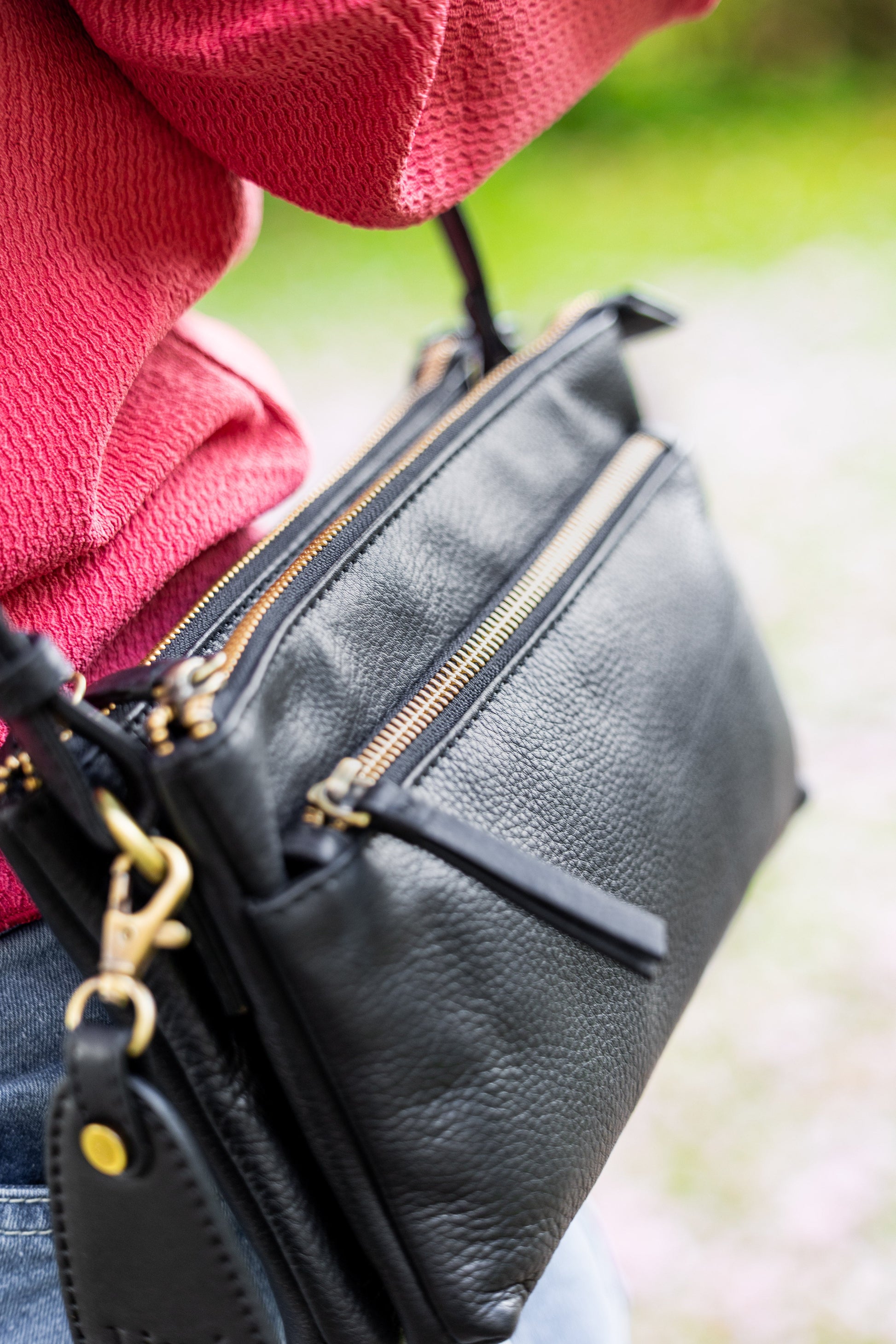 Leren Schoudertas Zwart José - Lioné - Lioné