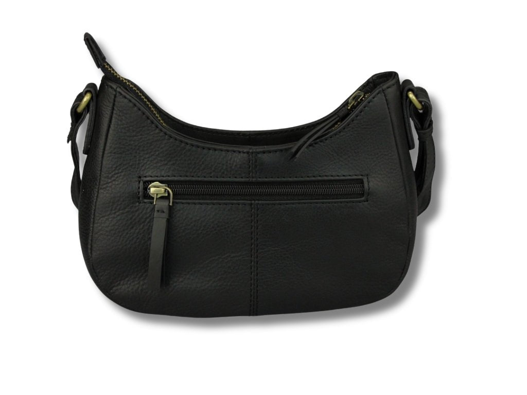 Leren Schoudertas Zwart Julie - Lioné - Lioné