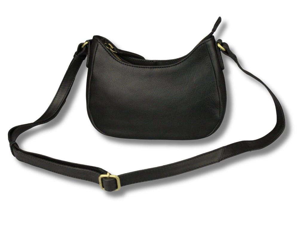 Leren Schoudertas Zwart Julie - Lioné - Lioné