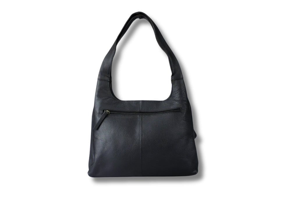 Leren Schoudertas Zwart Manon - Lioné - Lioné