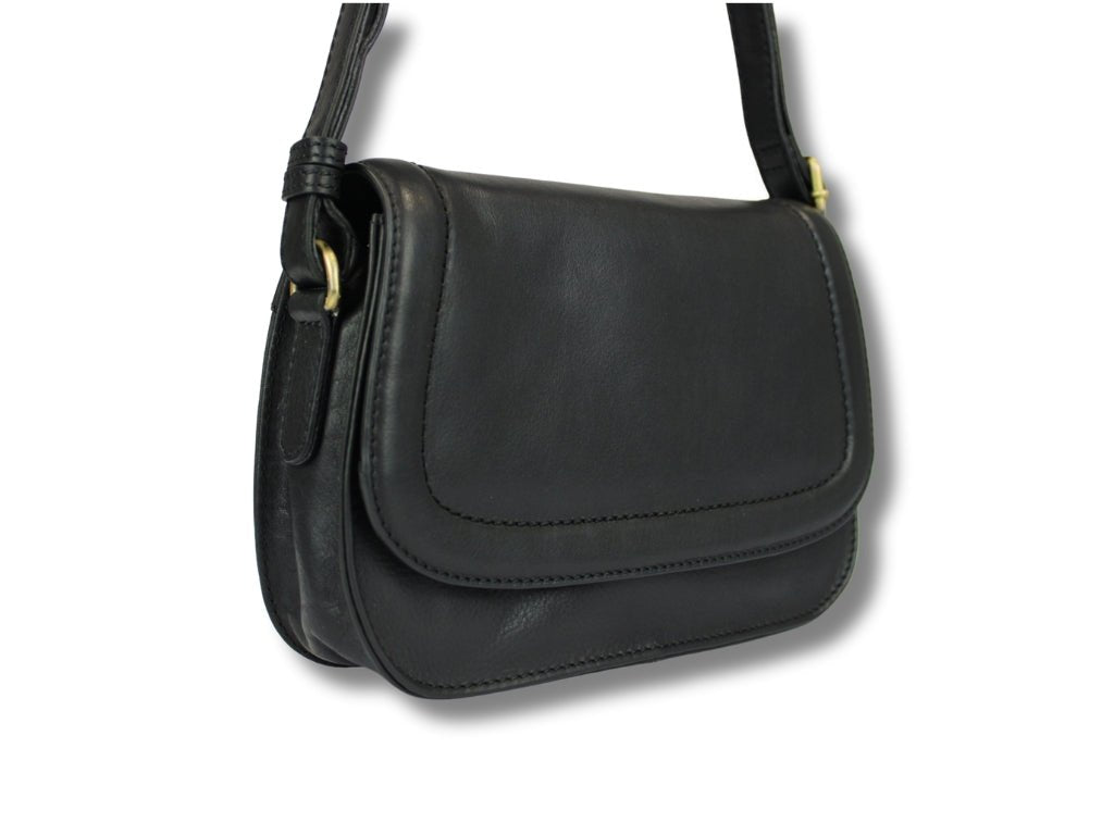 Leren Schoudertas Zwart Marije - Lioné - Lioné