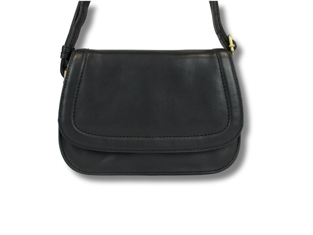 Leren Schoudertas Zwart Marije - Lioné - Lioné