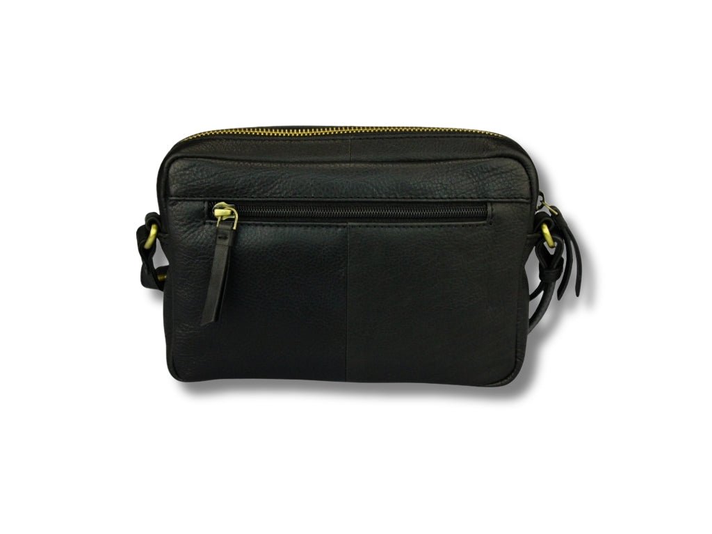 Leren Schoudertas Zwart Sara - Lioné - Lioné