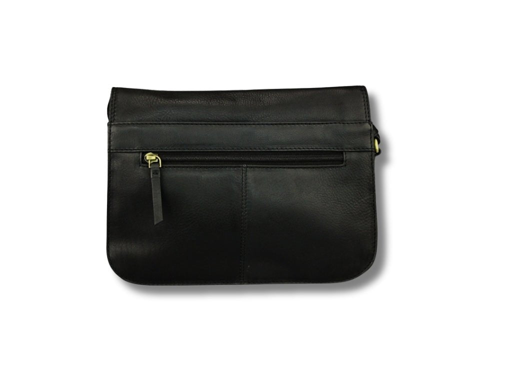 Leren Schoudertas Zwart Suzie - Lioné - Lioné