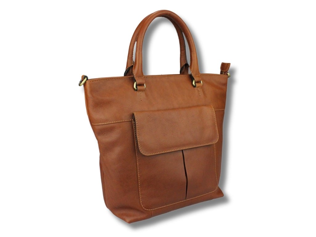 Leren Shopper Cognac Charlotte - Lioné - Lioné