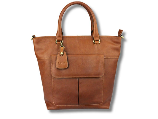 Leren Shopper Cognac Charlotte - Lioné - Lioné