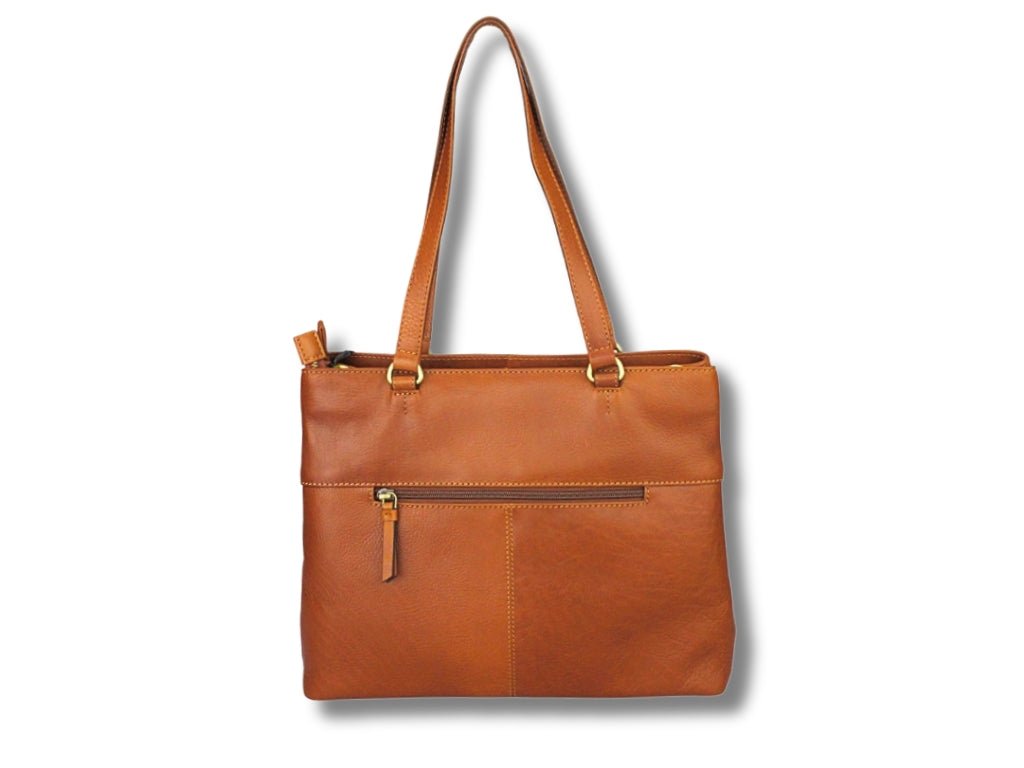 Leren Shopper Cognac Maria - Lioné - Lioné