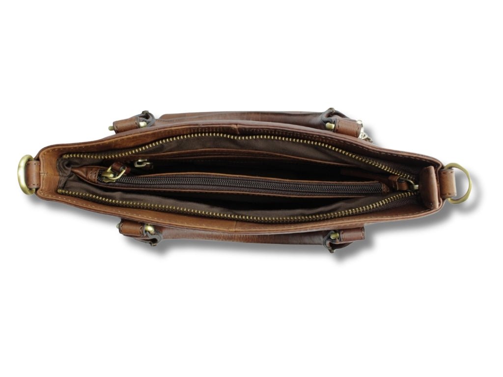 Leren Shopper Donker Bruin Charlotte - Lioné - Lioné