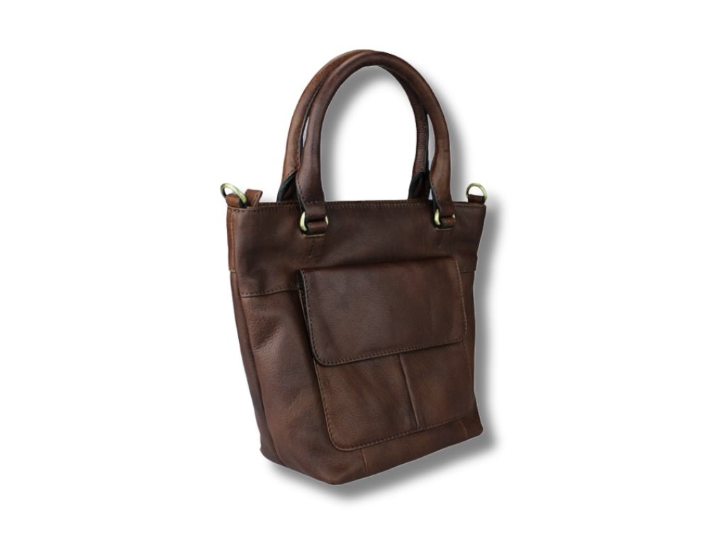 Leren Shopper Donker Bruin Donna - Lioné - Lioné