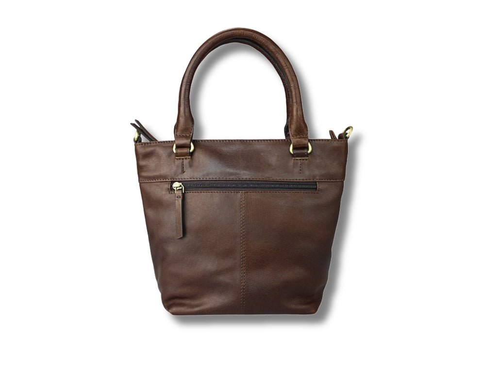 Leren Shopper Donker Bruin Donna - Lioné - Lioné