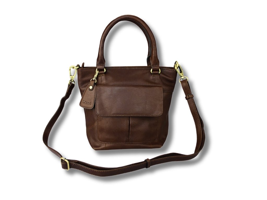 Leren Shopper Donker Bruin Donna - Lioné - Lioné