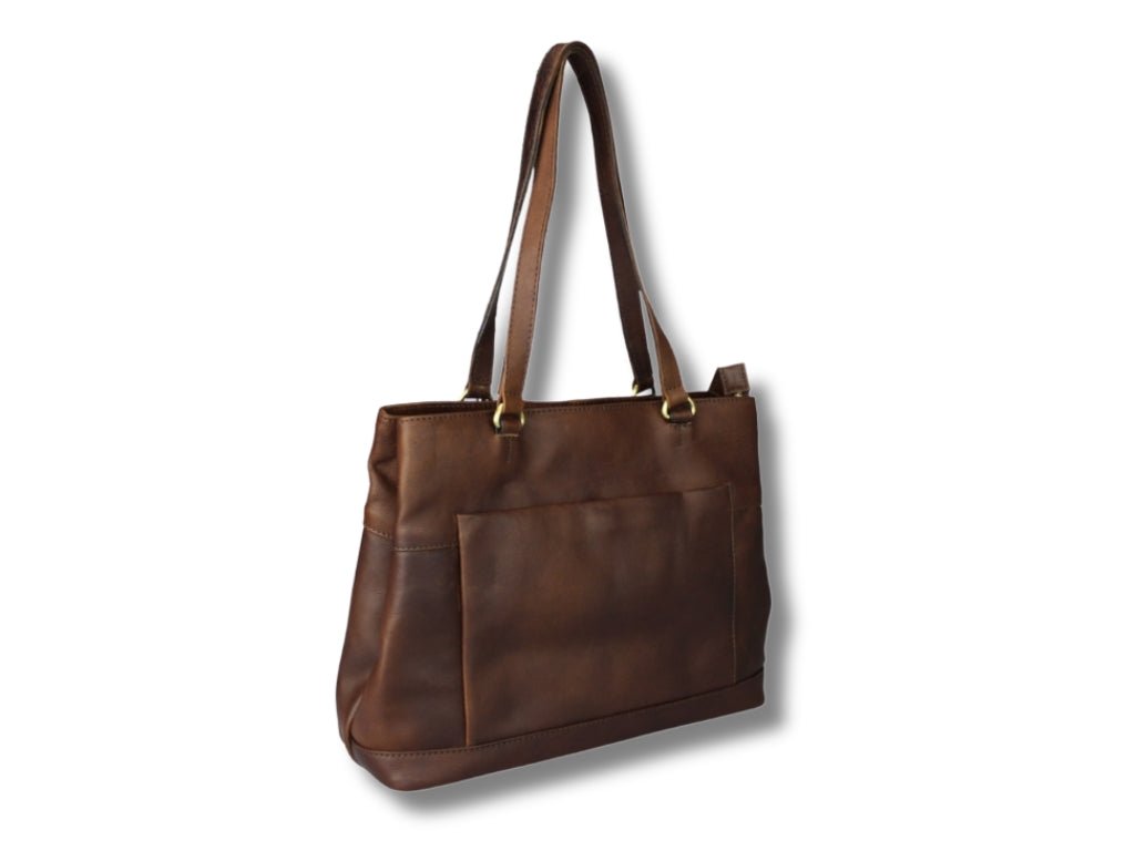 Leren Shopper Donker Bruin Maria - Lioné - Lioné