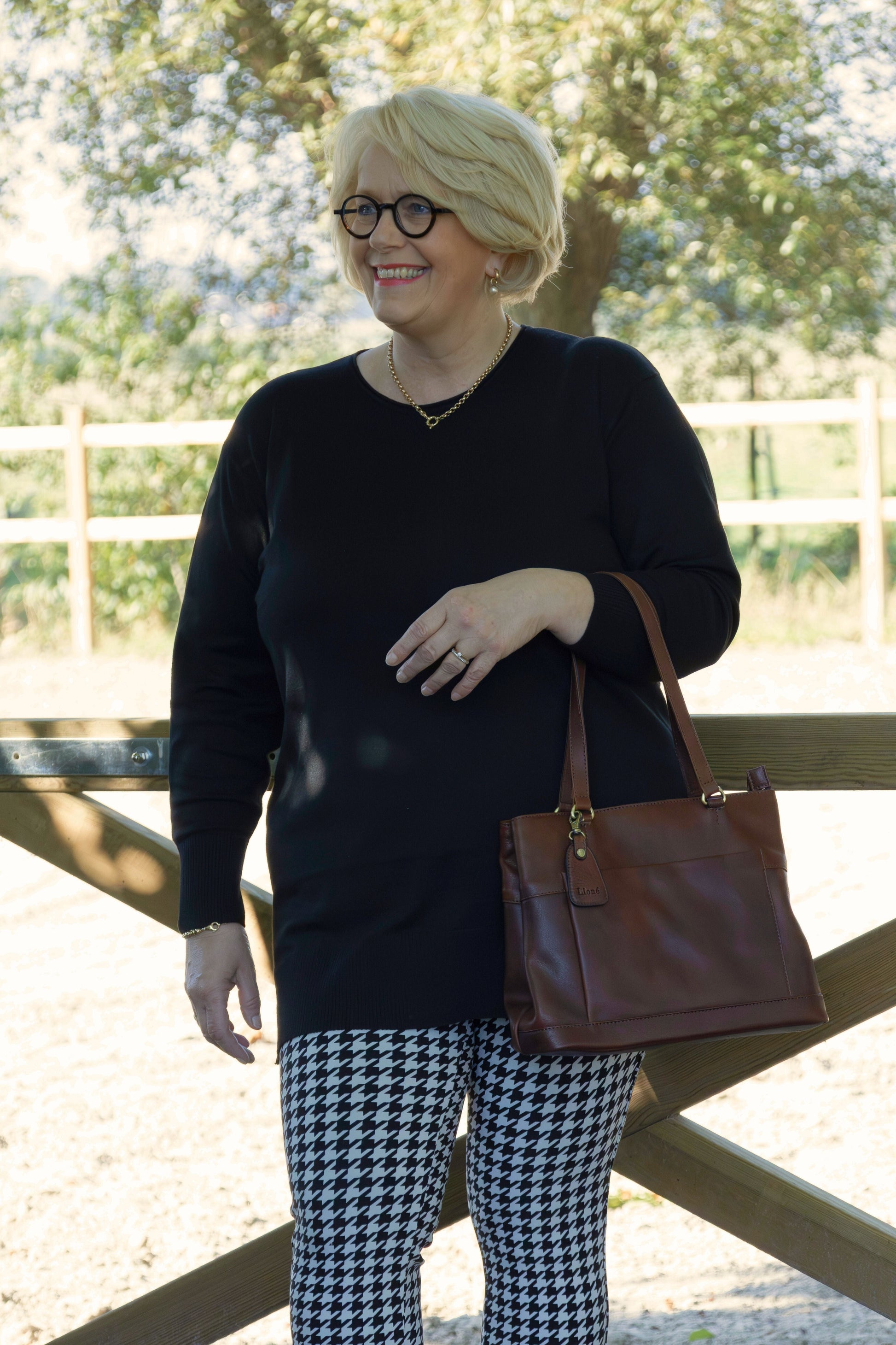 Leren Shopper Donker Bruin Maria - Lioné - Lioné