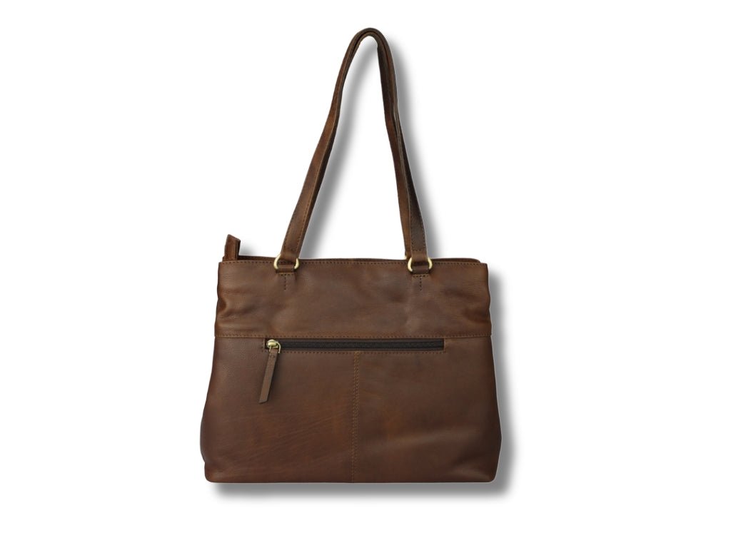 Leren Shopper Donker Bruin Maria - Lioné - Lioné