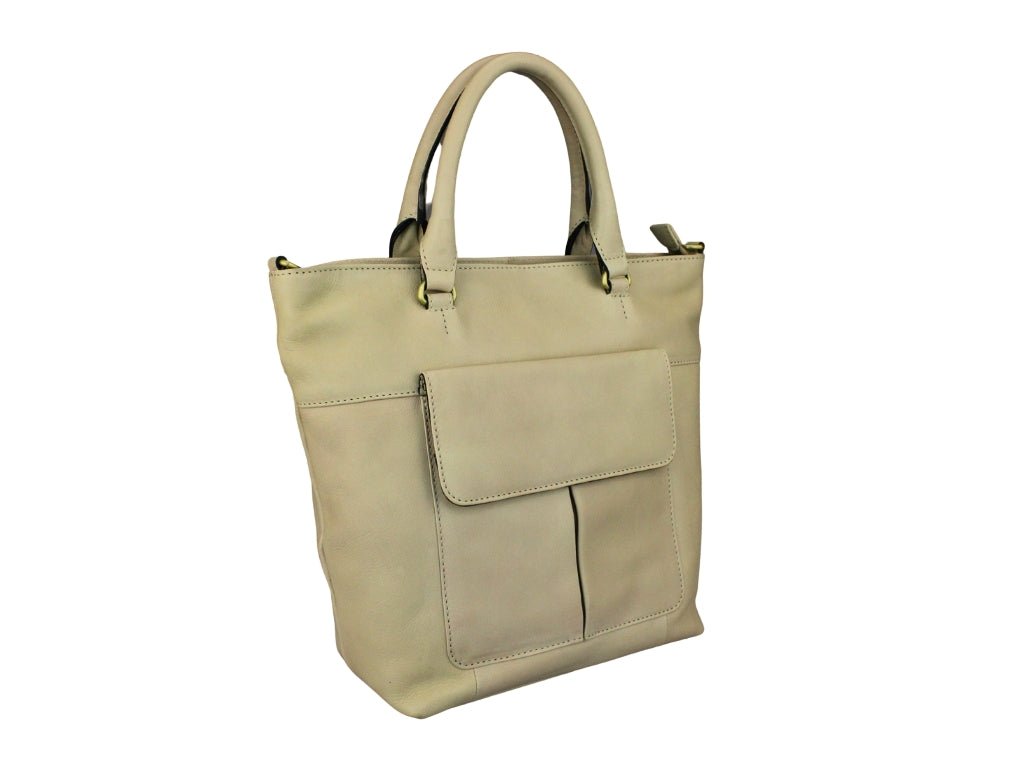 Leren Shopper Zand Charlotte - Lioné - Lioné