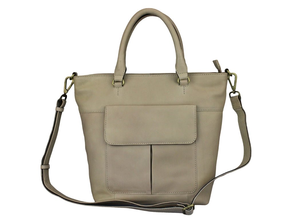 Leren Shopper Zand Charlotte - Lioné - Lioné