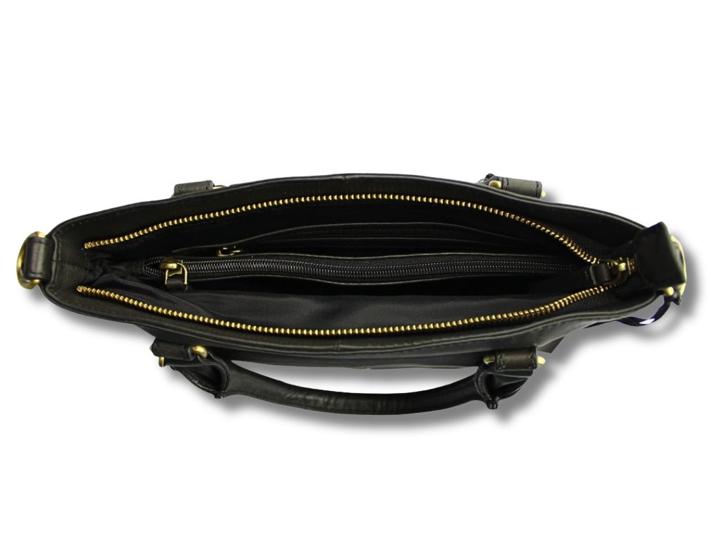 Leren Shopper Zwart Donna - Lioné - Lioné