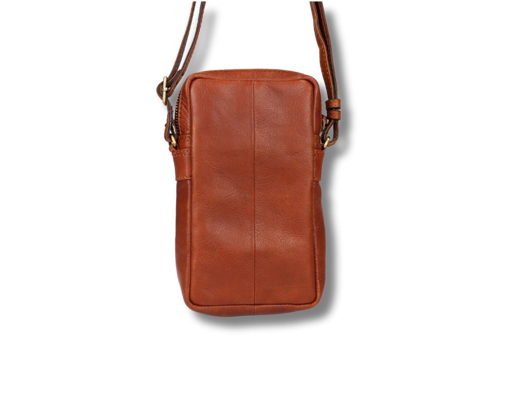 Leren Telefoontasje Cognac Beau - Lioné - Lioné