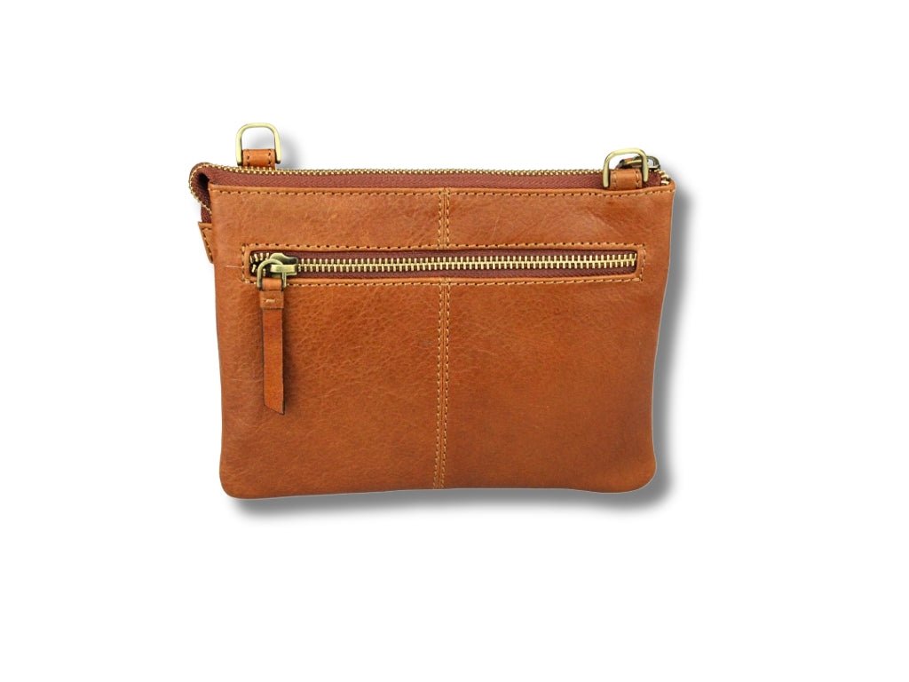 Leren Telefoontasje Cognac Evie - Lioné - Lioné